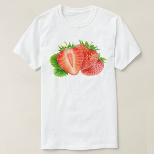 イチゴ Tシャツ (デザイン正面)