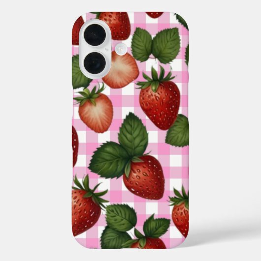 イチゴiPhoneケース Case-Mate iPhoneケース (裏面)