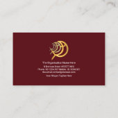 イチサス・フィッシュ・パストラルで血の赤い水が滴る  名刺 (裏面)