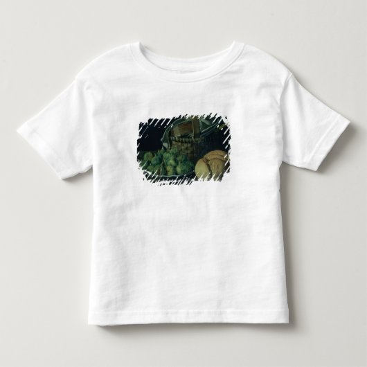イチジクが付いている静物画、1746年 トドラーTシャツ (正面)