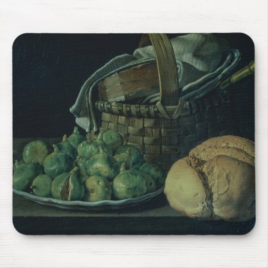 イチジクが付いている静物画、1746年 マウスパッド (正面)