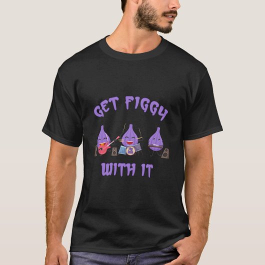 イチジクで楽しくなる バンド Tシャツ (正面)