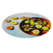 「イチジクとブドウの果実」かわいい写真。買今 カッティングボード (角)