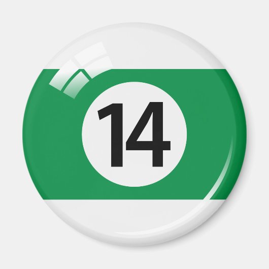 イチジクのビリヤード冷蔵庫用マグネット マグネット (正面)