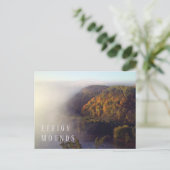 イチジクの丘，ミシシッピーの大草原，霧，秋 ポストカード (スタンド正面)