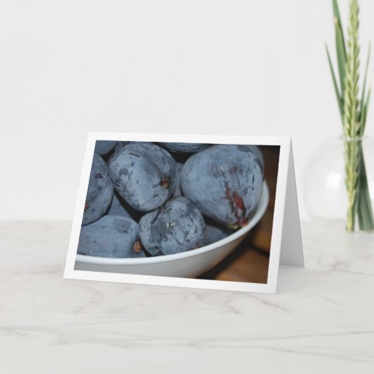 イチジクの実のボウル カード (正面)