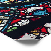 イチジクの寓話を描いたラウンドデル ポスター (角)