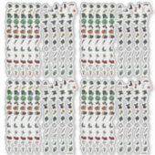 イチジクの庭ステッカーシート シール (正面)