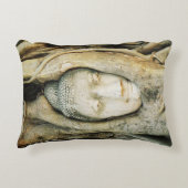 イチジクの木の仏頭…アユタヤ,タイ アクセントクッション (正面)