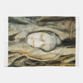 イチジクの木の仏頭…アユタヤ,タイ キッチンタオル (横)