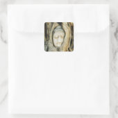 イチジクの木の仏頭…アユタヤ，タイ スクエアシール (バッグ)