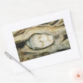 イチジクの木の仏頭…アユタヤ，タイ 長方形シール (封筒)