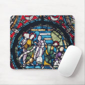 イチジクの木の喩えを描写するRoundel マウスパッド (マウス)