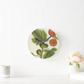 イチジクの木は、「好奇心が強い草」からの125を、pめっきします ラウンド壁時計 (ホーム)