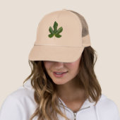 イチジクの独身の木の緑の葉を閉じて孤立 キャップ (インサイチュ)