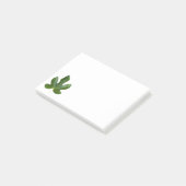 イチジクの独身の木の緑の葉を閉じて孤立 ポストイット (アングル)