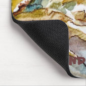 イチジクの葉、島Hues.com マウスパッド (コーナー)