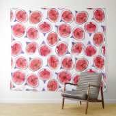 イチジクは水色を切り取る タペストリー (インサイチュ(横))