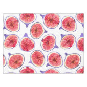 イチジクは水色を切り取る テーブルクロス (正面(横))