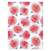 イチジクは水色を切り取る テーブルクロス (正面)