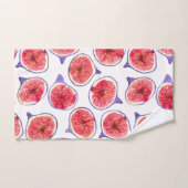 イチジクは水色を切り取る バスタオルセット (ハンドタオル)