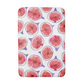 イチジクは水色を切り取る バスマット (正面縦)