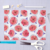 イチジクは水色を切り取る 薄葉紙 (クラフト)