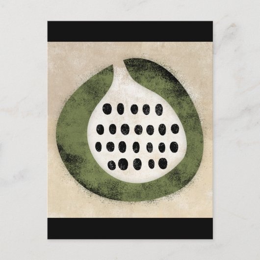 イチジクやキウイポストカードのように ポストカード (正面)