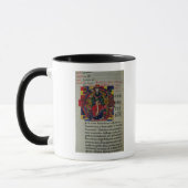 イチジクを描写している氏2 fol.8 Historiatedのイニシャル「O」 マグカップ (左)