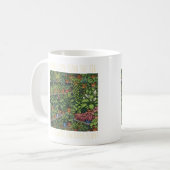 イチジクを見つけて楽しい植物好き コーヒーマグカップ (正面左)