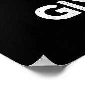 イチジク与えのサイのフルーツパンは無い ポスター (角)