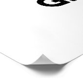 イチジク与えのサイのフルーツパンは無い ポスター (角)