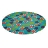 イチジク地中海のサマーフルーツパターン カッティングボード (角)