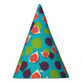 イチジク地中海のサマーフルーツパターン パーティーハット (右)