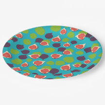 イチジク地中海のサマーフルーツパターン