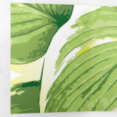 イチジク植物2 三つ折りクリスマスカード (内部最初)