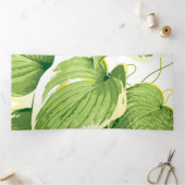 イチジク植物2 三つ折りクリスマスカード (内部)