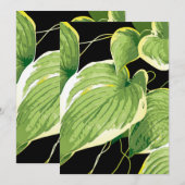 イチジク植物3 サンキューカード (正面/裏面)