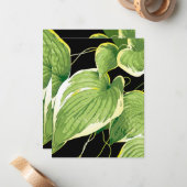 イチジク植物3 ノートカード (正面/裏面インサイチュ)