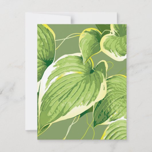 イチジク植物5 ノートカード (正面)