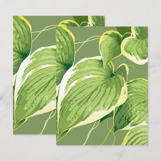 イチジク植物5 ノートカード (正面/裏面)