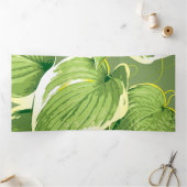 イチジク植物5 三つ折りクリスマスカード (内部)