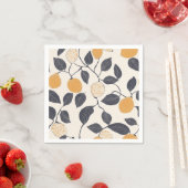 イチジク模様の紙ナプキン スタンダードカクテルナプキン (インサイチュ)