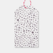イチジク紙吹雪水彩網点ギフトラベル ギフトタグ (裏面)