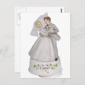 イチジク結婚リのケーキ ポストカード (正面/裏面)