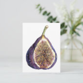 イチジク絵を描の ポストカード (スタンド正面)