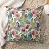 イチジク離れの花とII角枕 クッション (ブランケット)