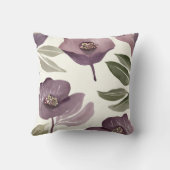 イチジク離れの花III角枕 クッション (裏面)