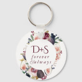 イチジク | Moodyフローラリースモノグラムのお願い キーホルダー (正面)