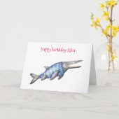 イチパーソナライズされたヨサール誕生日カード カード (黄色い花)